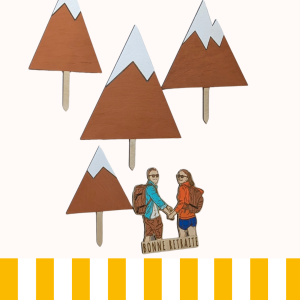 Cake Topper - Montagne