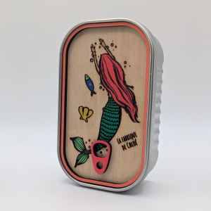 Boîte à Bijoux Conserve - Sirène rouge